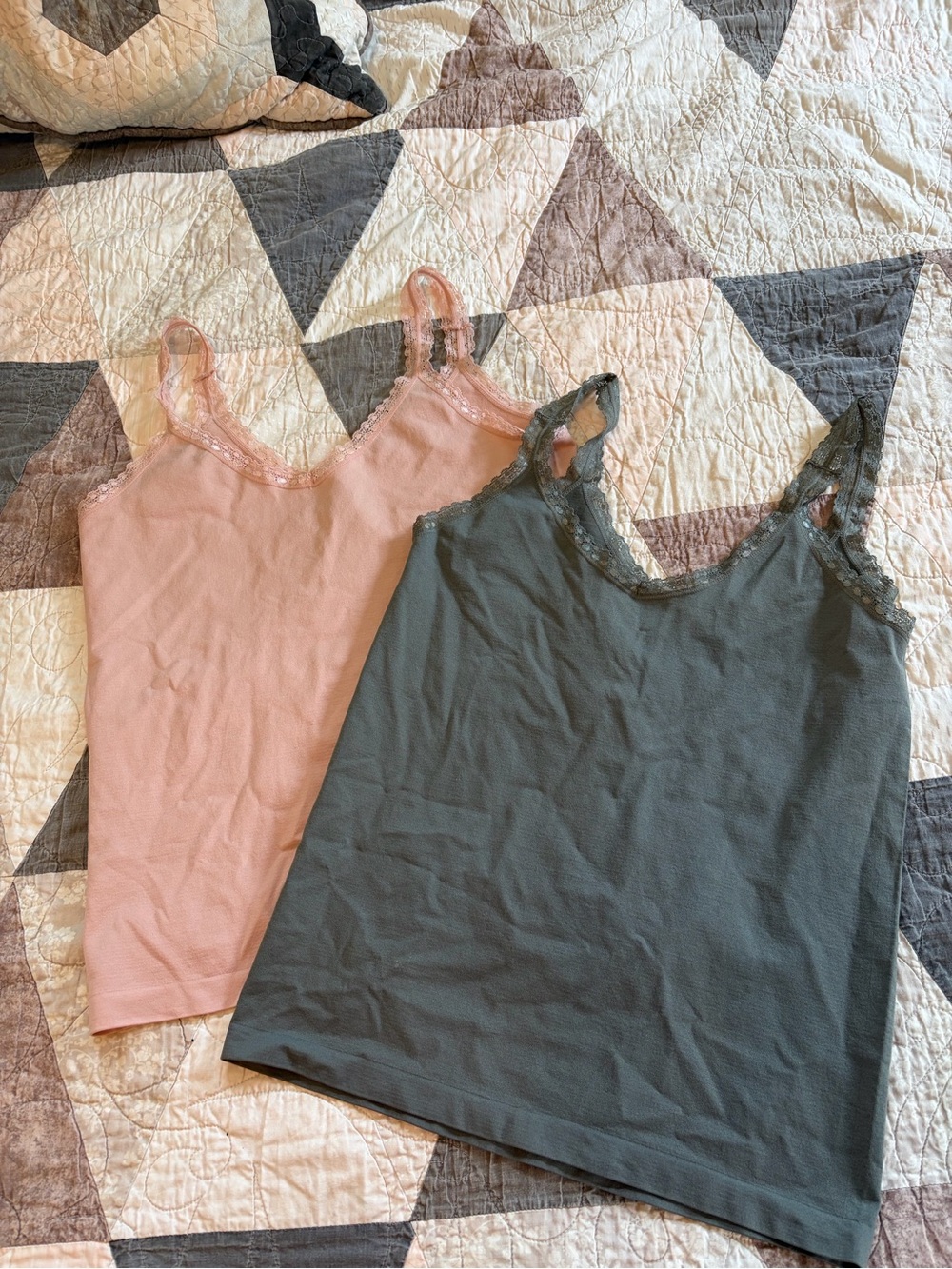 Lace-Trim Camisole Slip - 2 Pack